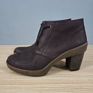 Waterproof!  El Naturalista Boot Lichen Heeled Womens  Brown Leather EU 38 Shoe